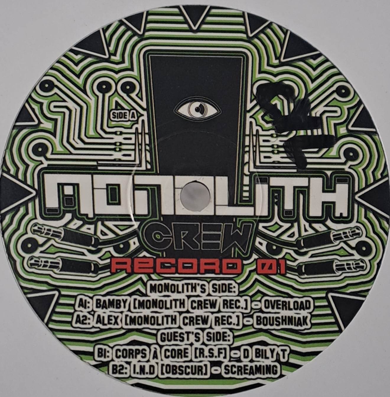 Monolith Crew Records 01 - vinyle acidcore